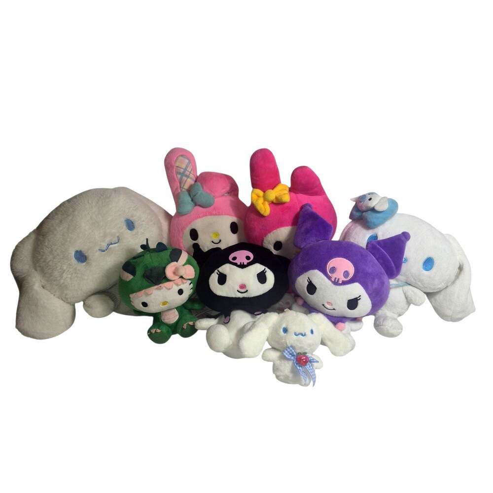 Sanrio Hello Kitty Plush Lot of 8 Stuffed Characters Assorted